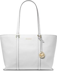 Michael Kors - Michael Temple Large Leather Tote - Lyst