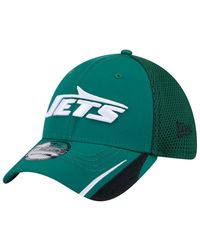 KTZ - New York Jets Game Day Linear 39thirty Flex Hat - Lyst