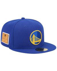 KTZ - Golden State Warriors Court Sport Leather Applique 59fifty Fitted Hat - Lyst