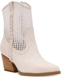Dolce Vita - Karyn Mesh Pull-on Western Cowboy Booties - Lyst
