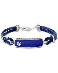 Effy - Effy Lapis Lazuli Leather Cord Bracelet - Lyst