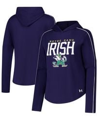 Under Armour - Notre Dame Fighting Irish Gameday Knockout Long Sleeve Hooded T-shirt - Lyst