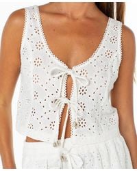 Roxy - Kayla Scoop Neck Tank Top - Lyst