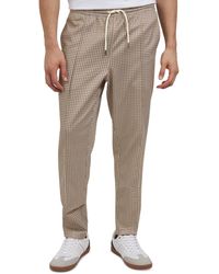 Ben Sherman - Regular-fit Houndstooth Check Tricot Track Pants - Lyst
