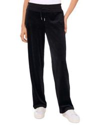 Vince Camuto - Velour Drawstring Waist Straight Leg Pants - Lyst