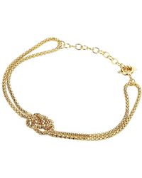 Bearfruit Jewelry - Sterling Silver 18k Plated Noelle Knot Bracelet – Summer Ready - Lyst