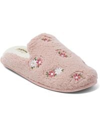 Dearfoams - Christmas Tree Teddy Scuff Slipper - Lyst