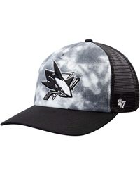 47 Brand Black San Jose Sharks Dazed Captain Adjustable Hat