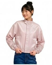 PUMA - Pearlized Water-resistant Woven Long-sleeve Jacket - Lyst