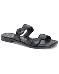 Dolce Vita - Ilva Wavy Double-strap Slide Sandals - Lyst