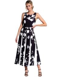 Hotsquash London - Box Pleat Midi Dress - Lyst