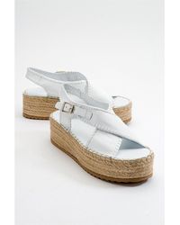 Forever & Always Shoes - Bellezza Leather Platform Sandal ( - Lyst
