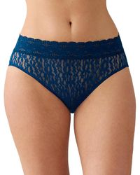 Wacoal - Halo Lace Hi-cut Brief Lingerie Underwear 870305 - Lyst