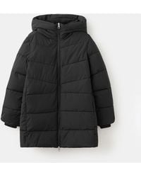Mango - Hood Puffer Coat - Lyst