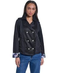 KARL LAGERFELD - Cropped Button-front Jacket - Lyst