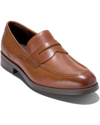 Cole Haan - Newmark Grand Penny Round Toe Loafers - Lyst