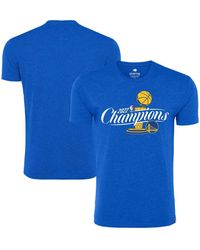 Sportiqe - Golden State Warriors 2022 Nba Finals Champions Official Logo Davis T-shirt - Lyst