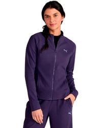 PUMA - Textured Knit Full-zip Jacket - Lyst