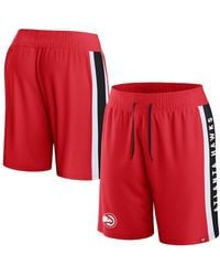 Fanatics - Red Atlanta Hawks Referee Iconic Mesh Shorts - Lyst