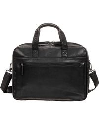 Mancini - Buffalo Double Compartment Briefcase For 15.6" Laptop And Tablet - Lyst