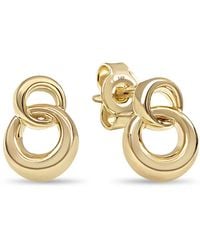 DEVATA - Love Knot Stud Earrings - Lyst