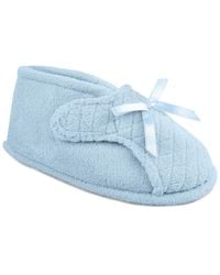 Muk Luks - Micro Chenille Adjustable Bootie Slippers - Lyst