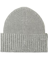 Michael Kors - Michael Ribbed Knit Sequin Beanie - Lyst