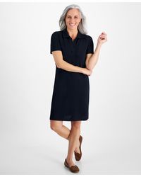 Style & Co. - Petite Cotton Weekender Polo Dress - Lyst