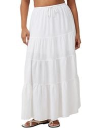Cotton On - Haven Tiered Maxi Skirt - Lyst