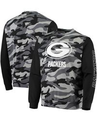 Carolina Panthers FOCO Camo Long Sleeve T-Shirt - Black