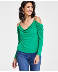INC International Concepts - Petite Chain-strap Off-the-shoulder Top - Lyst