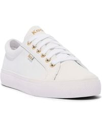 Keds - Jump Kick Leather Casual Sneakers From Finish Line - Lyst