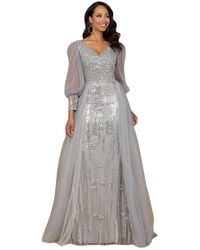 Lara - Long Sleeve Lace Gown - Lyst