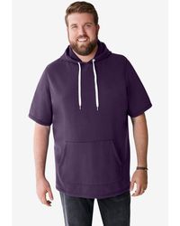 Liberty Blues - By Kingsize Big & Tall Short-sleeve Hoodie - Lyst