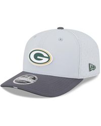 KTZ - Gray/graphite Green Bay Packers 2025 Nfl Training Camp 9seventy Adjustable Hat - Lyst