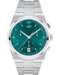 Movado - Bold Quest Swiss Quartz Chrono Stainless Steel Watch 42mm - Lyst