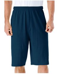 Kingsize - Big & Tall Lightweight Extra Long Jersey Shorts - Lyst