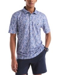 Nautica - Classic-fit Moisture-wicking Printed Performance Golf Polo Shirt - Lyst