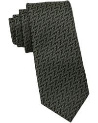 KARL LAGERFELD - Textured Pattern Classic Tie - Lyst