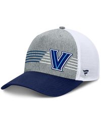 Fanatics - Heather Gray/navy Villanova Wildcats Profile Trucker Adjustable Hat - Lyst