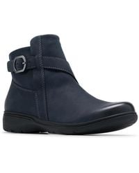 Clarks - Collection Carleigh Angie Round Toe Booties - Lyst
