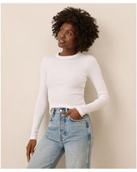 Pact - Perfect Rib Long Sleeve Tee - Lyst