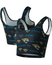 Concepts Sport - Jacksonville Jaguars Mosaic Allover Print Bralette - Lyst