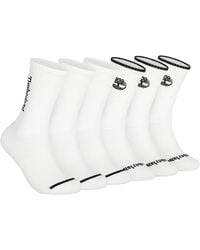 Timberland - 6-pack Millboro Tree Logo Crew Sock - Lyst