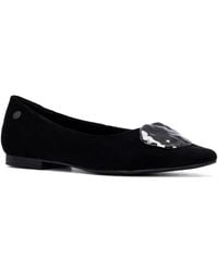 Xti - Suede Ballet Flats - Lyst