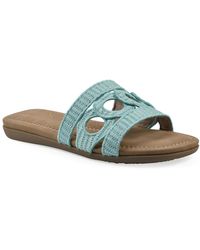 White Mountain - Fraly Slide Slip-on Sandals - Lyst