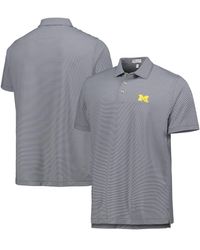 Peter Millar - Michigan Wolverines Jubilee Striped Performance Jersey Polo Shirt - Lyst