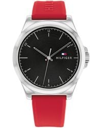 Tommy Hilfiger - Quartz Silicone Watch 42mm - Lyst