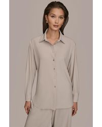 Donna Karan Weekend - Button-down Shirt - Lyst