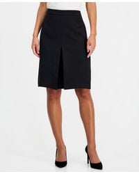 Kasper - Pleat-front Crepe A-line Skirt - Lyst